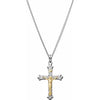 Silver & Gold Crucifix
