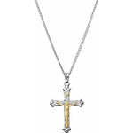 Silver & Gold Crucifix