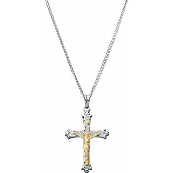 Silver & Gold Crucifix