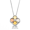 Birthstone / Quatrefoil Pendant / Necklace