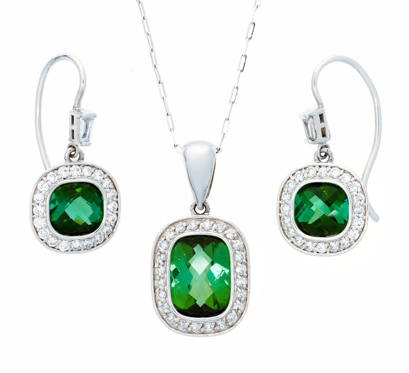 Pendant and Earrings
