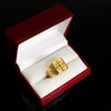 EOHSJ Ring, 18k Gold Jerusalem Cross Ring