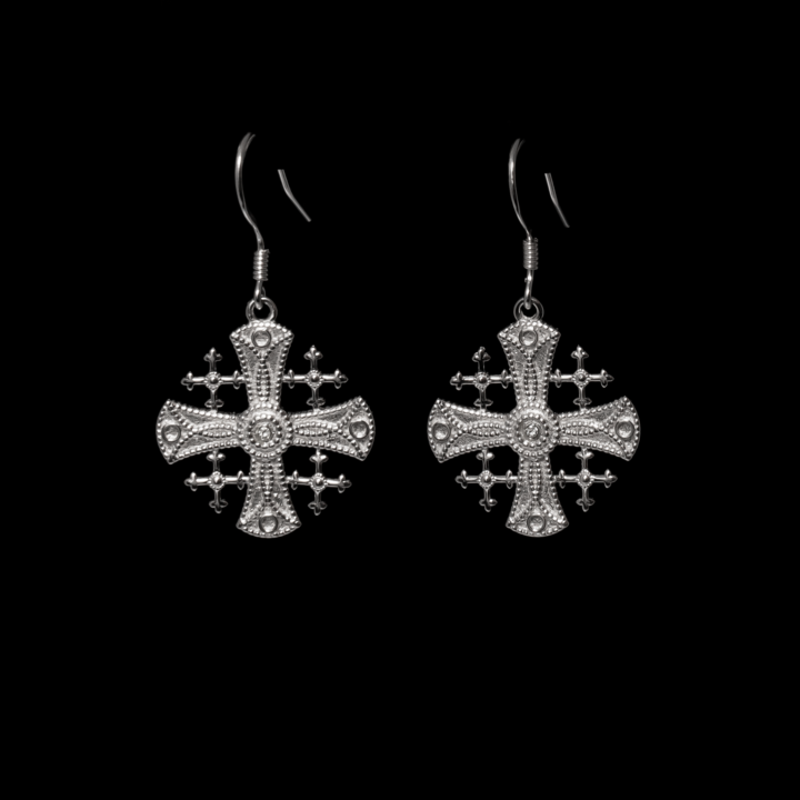 Jerusalem Cross Earrings