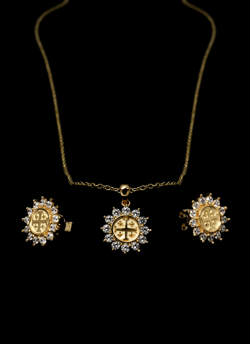 Jerusalem Pendant & Earrings Package